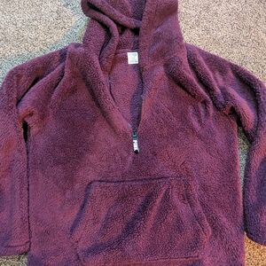 Cozy Purple Sherpa Hoodie